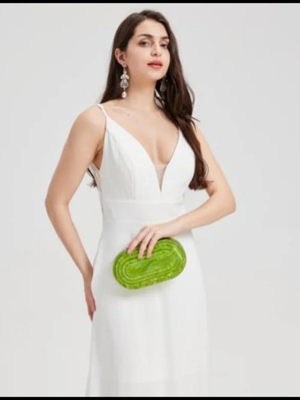 Acrylic Evening Clutch Shell Shape Shoulder Crossbody Bag Glitter Marble Purse